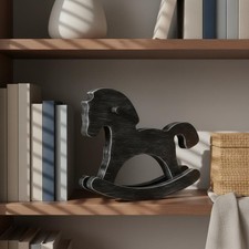 Cavallo dondolo legno - a,