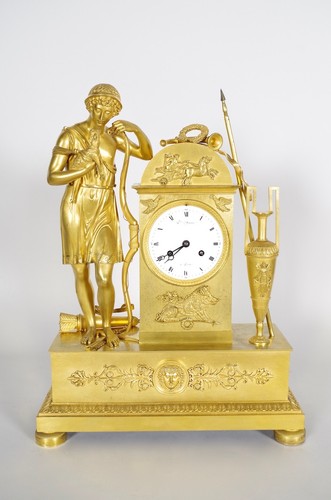 Pendolo epoca impero firmato