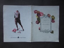 Pubblicità Venchi Ora Del The Carnevale Maschere 1925 Demon De La Barca Dolci