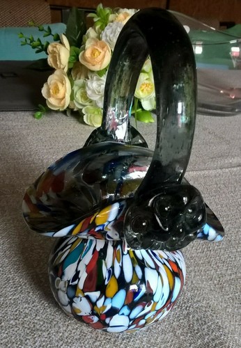 Vaso anfora murrina - murrina, vetro