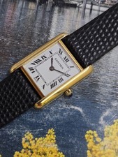 Autentico Cartier Tank Quarzo