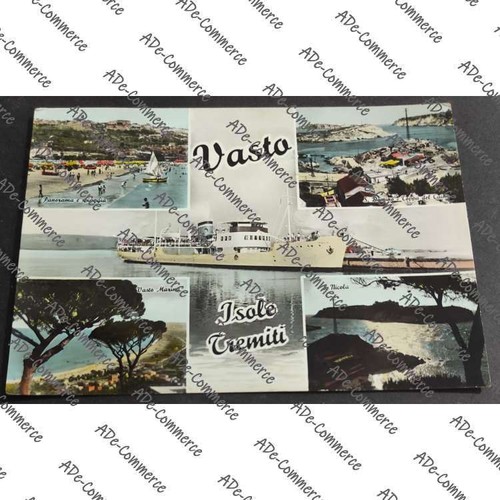 Cartolina vasto isole - cartolina,