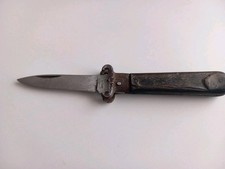 Coltello Vintage tira cartucce con manico in legno d'ulivo, Anni 50
