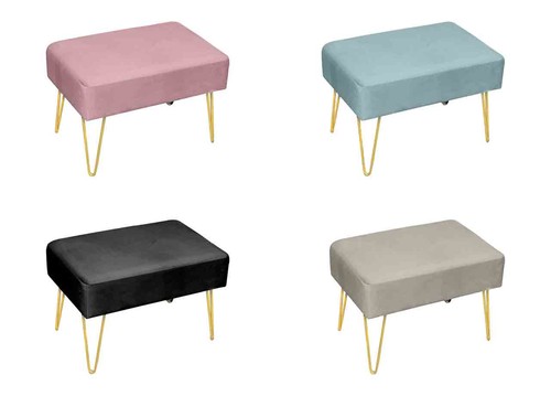 Pouf panca velvet moderno - panca,