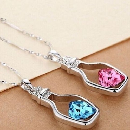 Ragazza cuore pendente collana - pendente,