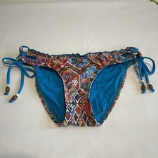 Bikini boho blu e multicolore
