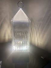 Kartell Lanterna Lantern Lampada Tavolo Portatile Ricaricabile Cristallo T