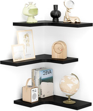 Mensole Da Muro Mensola Angolari a Forma Di L Mensole Da Parete Legno Libreria D