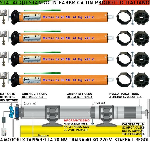 Tapparelle elettriche 220 - elettriche, v
