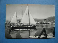 cartolina IMPERIA SAN REMO NEL PORTO BARCA A VELA - VIAGGIATA 1958
