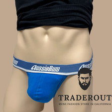 AussieBum Men blue cotton
