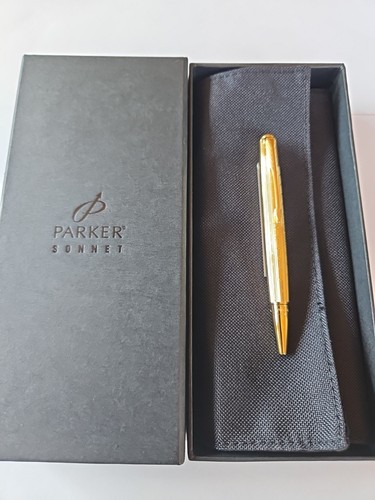 Parker sonnet chisseled - chisseled, gold
