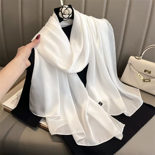 Scialle extra lungo bianco - scialle,