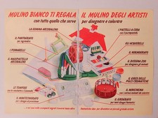 Pubblicità Advertising '90 Mulino Bianco IL MULINO DEGLI ARTISTI Barilla 