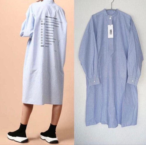 Abito camicia righe mm6 - abito,
