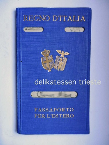 Passaporto regno italia 1928 - passaporto,