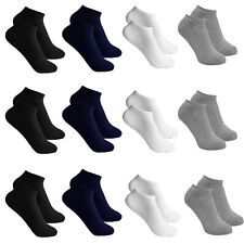 Stock 12 paia calzini alla caviglia fantasmini uomo donna cotone TOOCOOL ZA-115
