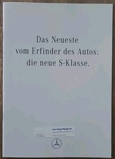 Mercedes 600 SEL/500/400 W140 depliant/brochure/folleto/prospectus/broszura 1991