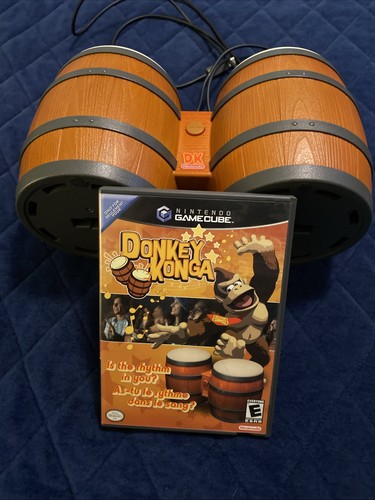 Donkey konga gamecube cib - gamecube,