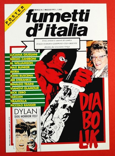 Fumetti italia diabolik - d'italia,