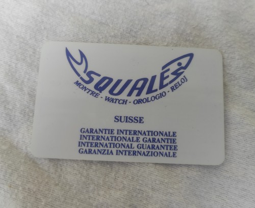 Garanzia originale squale - garanzia,