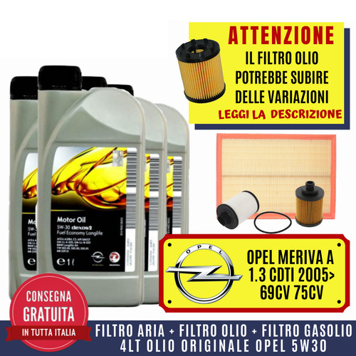 Kit tagliando opel - tagliando, a