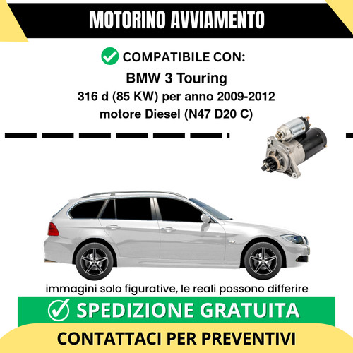 Motorino avviamento bmw - avviamento, 3