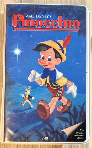 Walt disney pinocchio - pinocchio, vhs