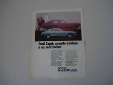 advertising Pubblicità 1971 FORD CAPRI