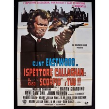 manifesto ISPETTORE CALLAGHAN IL CASO SCORPIO E' TUO clint eastwood A23