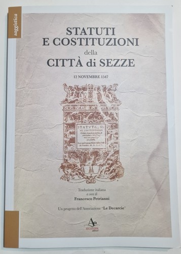 Statuti costituzioni città - costituzioni,