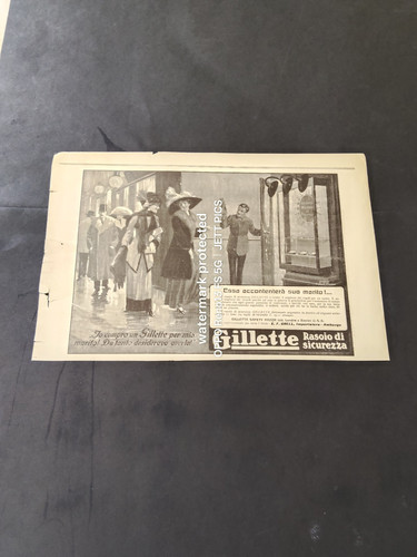 1912 gillette rasoio - rasoio, di