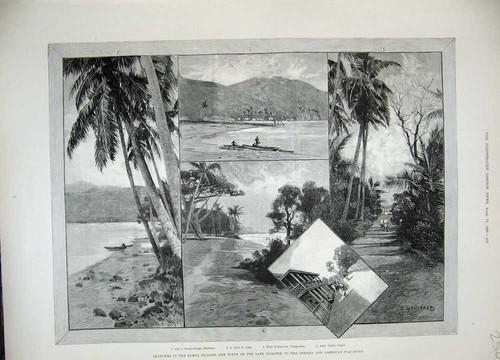Vecchia stampa antica - , 1889