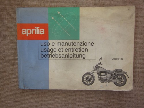 Aprilia classic 125 manuale - classic,