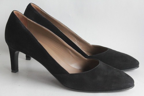 Hermes escarpins daim noir - escarpins, t38