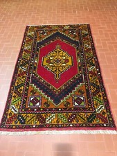 BELLISSIMO TAPPETO ORTAKOY D'EPOCA TURCO VECCHIO DEL 1930 , saiz 170 × 107 CM 