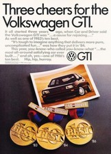 1986 VW Volkswagen GTI Awards