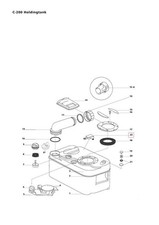 BRACCIO GALLEGGIANTE INTERNO PER CASSETTA C200.THETFORD