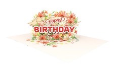 Biglietto D'Auguri 3D Pop UP