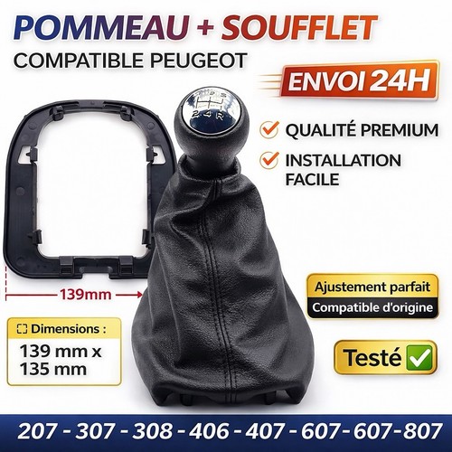Pommeau vitesse soufflet - de,