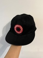 Cappellino Red Hot Chili Peppers Vintage Raro Y2K Band Uomo Nero