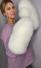 Guanti in pelliccia intera