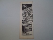 advertising Pubblicità 1951 IMCARADIO IMCA RADIO PANGAMMA - ALESSANDRIA