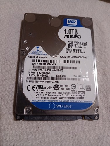 Western digital 1tb disco - 2,5",