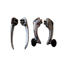 COPPIA MANIGLIE CROMATE AUTO