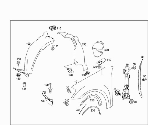 Mercedes w164 rivestimento - w164,
