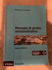 Manuale Di Diritto Amministrativo Clarich ISBN 9788815284839