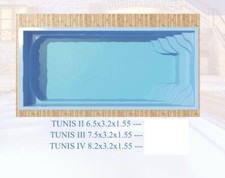 Piscina in vetroresina Tunisi