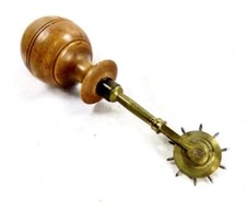 BRASS Wooden Treen SCRIVENERS