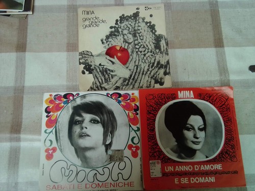 Mina dischi giri - dischi, anno